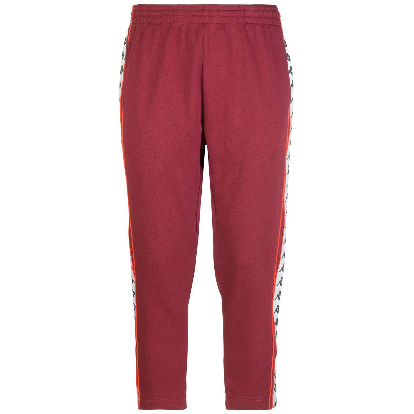 Pants Man 222 BANDA DOILE Sport Trousers RED DAHLIA-WHITE-ORANGE FLAME | kappa Photo (jpg Rgb)			