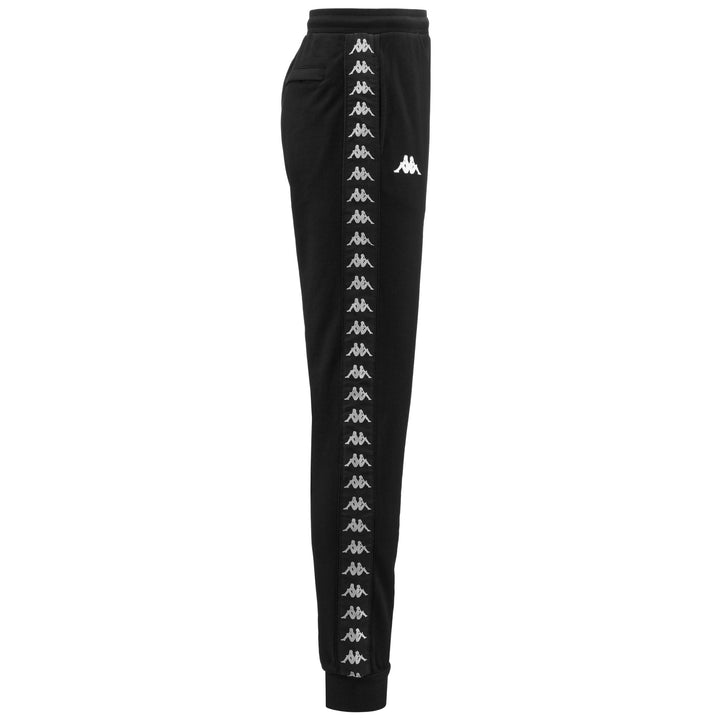 Pants Man 222 BANDA CHERON Sport Trousers BLACK-BLACK-WHITE Dressed Front (jpg Rgb)	