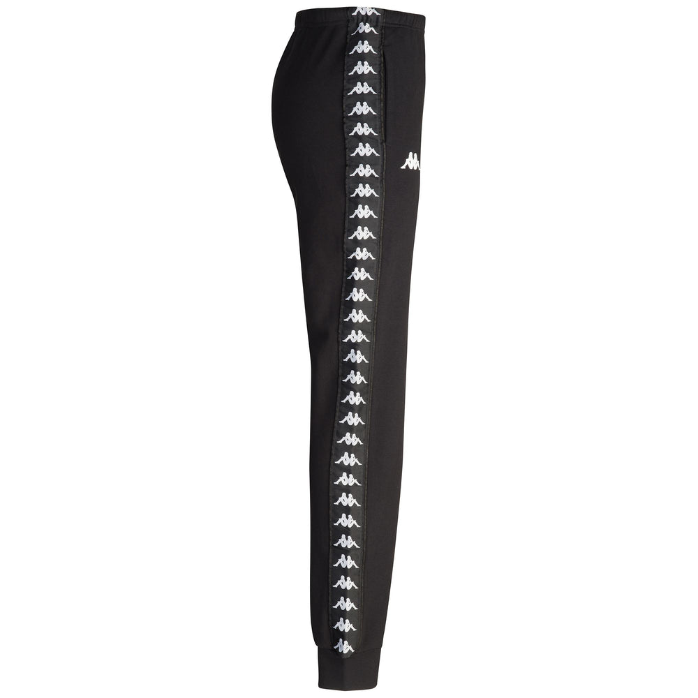 Pants Woman 222 BANDA CHARNY Sport Trousers BLACK - WHITE - BLACK Dressed Front (jpg Rgb)	