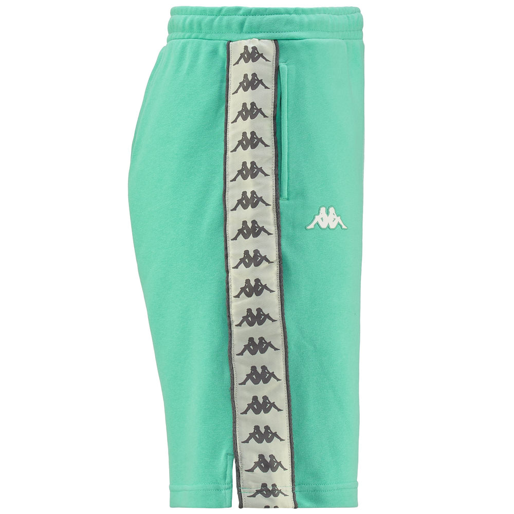 Shorts Man 222 BANDA TREADS Sport  Shorts GREEN SAGE-BEIGE-GREY Dressed Front (jpg Rgb)	