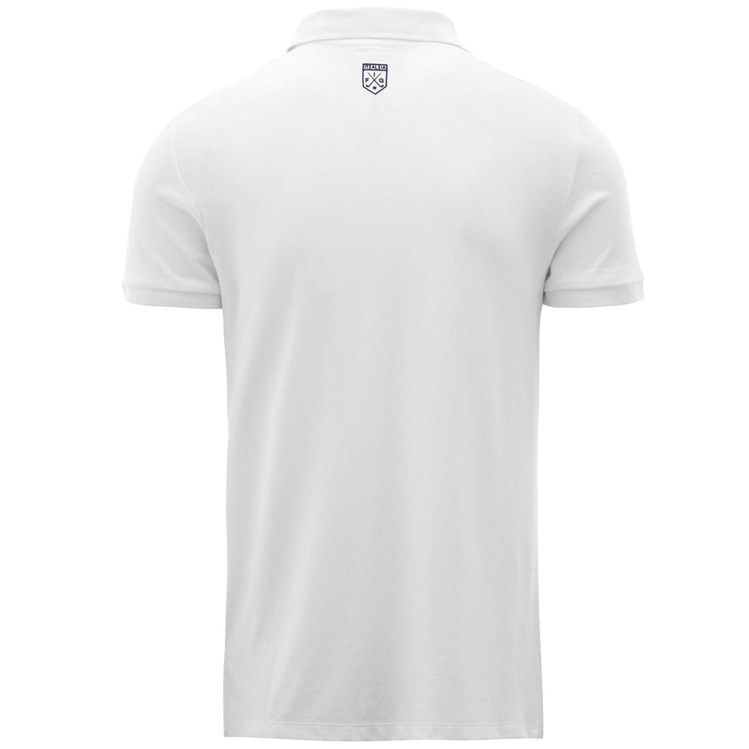 Polo Shirts Man FIMAS Polo WHITE Dressed Side (jpg Rgb)		