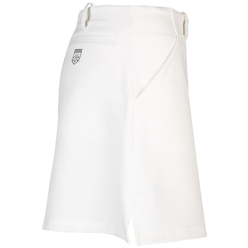 Skirts Woman SKIRDAM Short WHITE Dressed Front (jpg Rgb)	