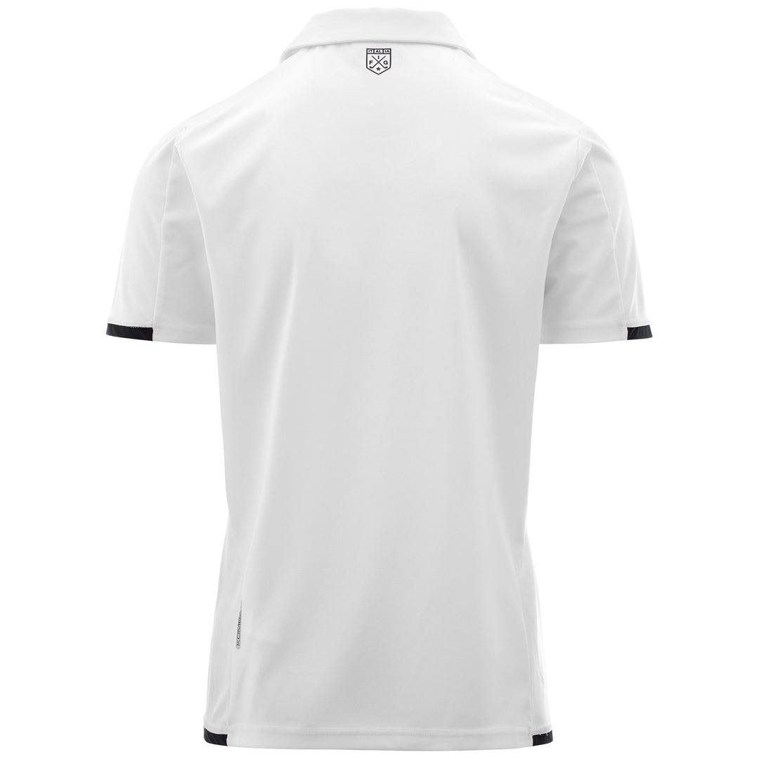 Active Jerseys Man KOMBAT ABIACY Polo Shirt WHITE-BLUE DK Dressed Side (jpg Rgb)		