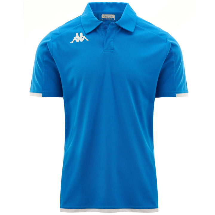 Active Jerseys Man KOMBAT ABIACY Polo Shirt BLUE ROYAL-WHITE Photo (jpg Rgb)			