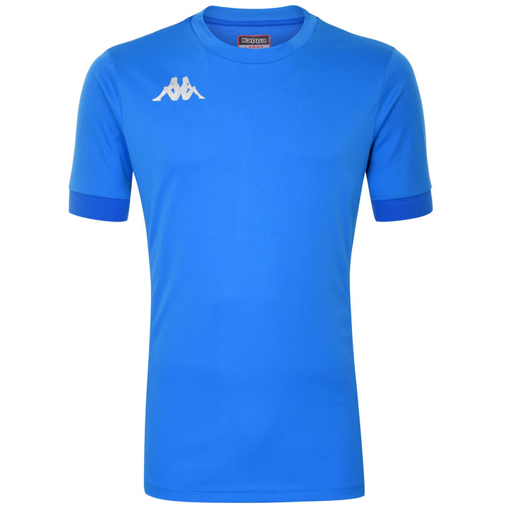 Active Jerseys Man KAPPA4SOCCER DERVIO Shirt AZURE - BLUE SEA Photo (jpg Rgb)			