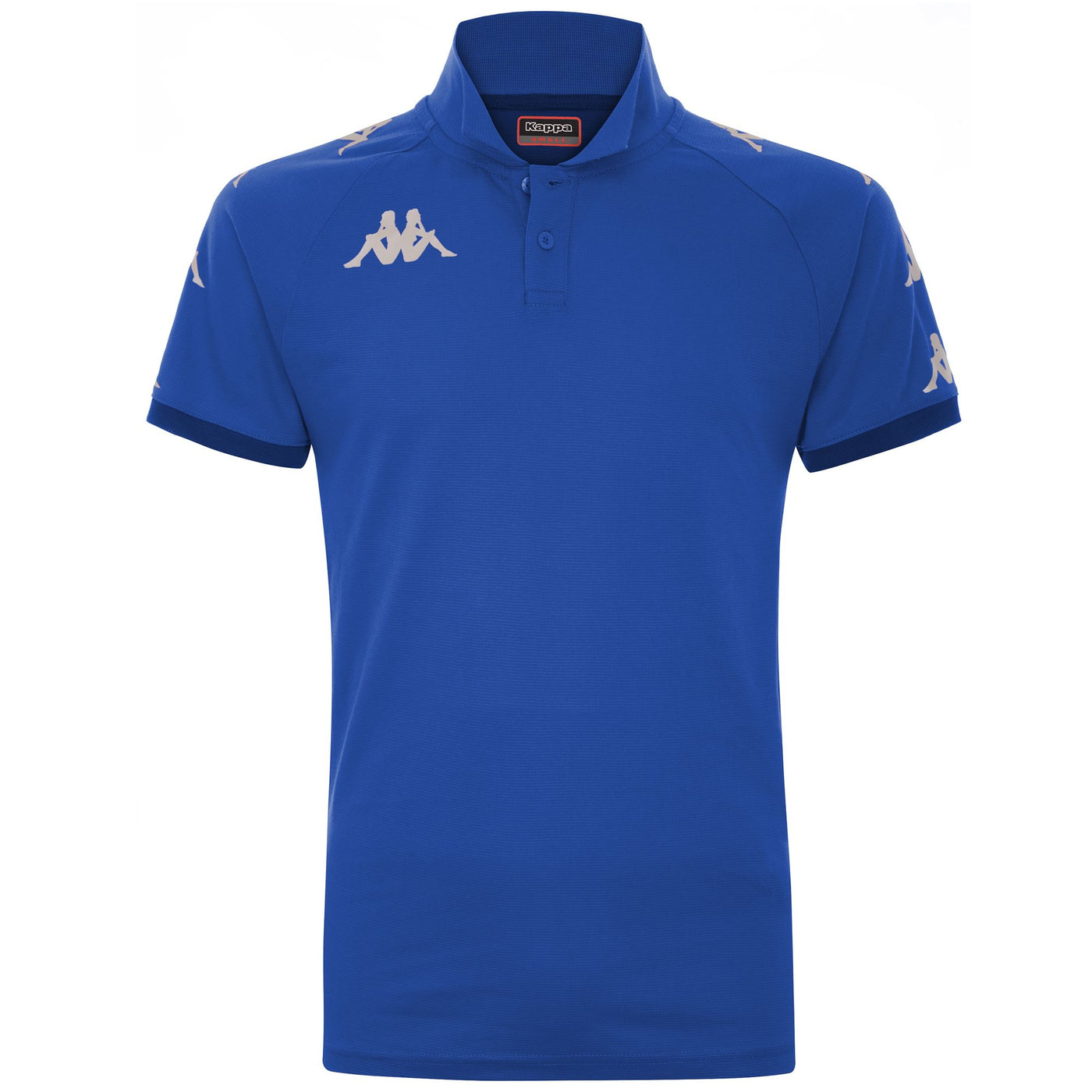 Polo Shirts Man KAPPA4SOCCER CALDES Polo BLUE SAPPHIRE - BLUE MD COBALT Photo (jpg Rgb)			