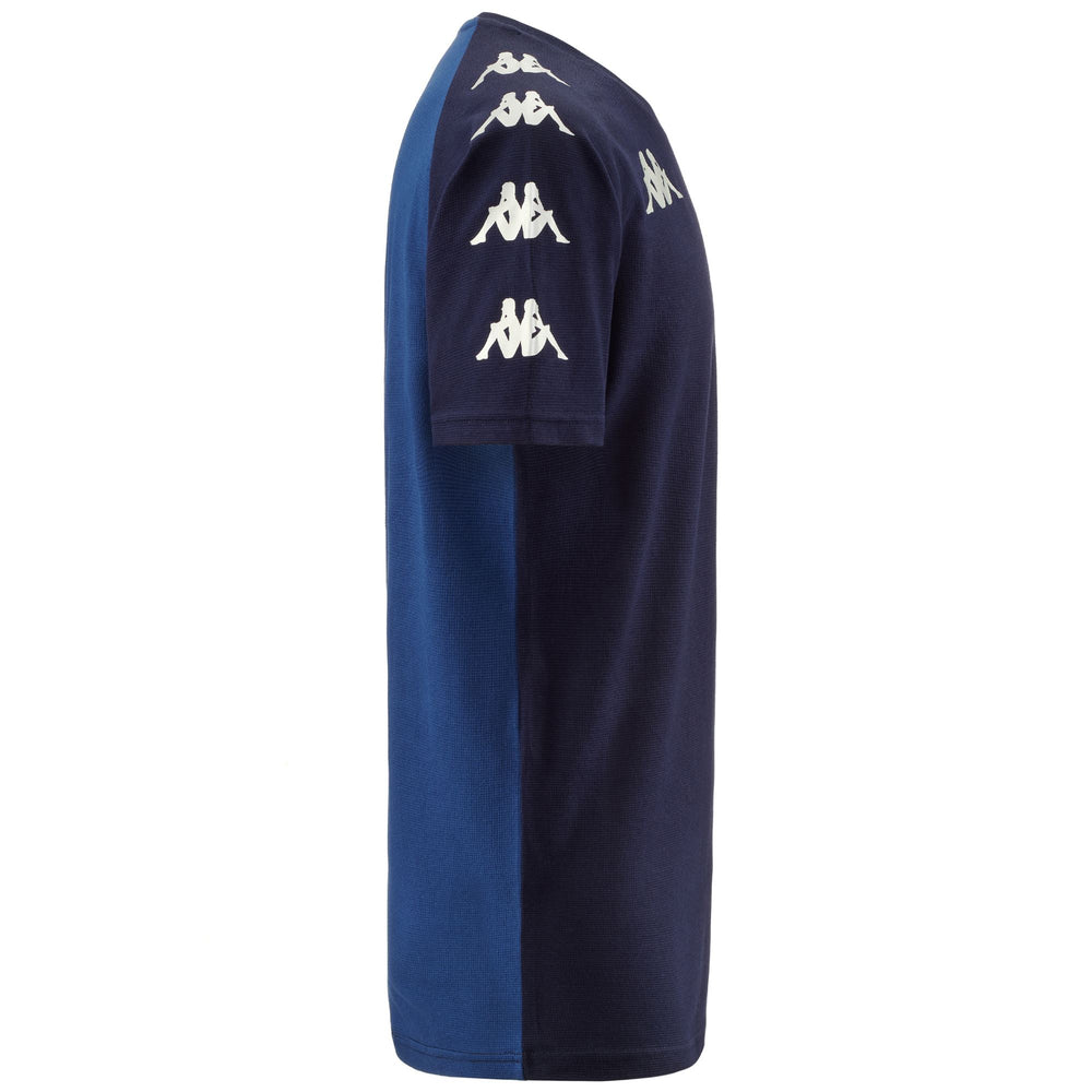 T-ShirtsTop Man KAPPA4SOCCER ANCONE T-Shirt BLUE MARINE - BLUE MD COBALT Dressed Front (jpg Rgb)	