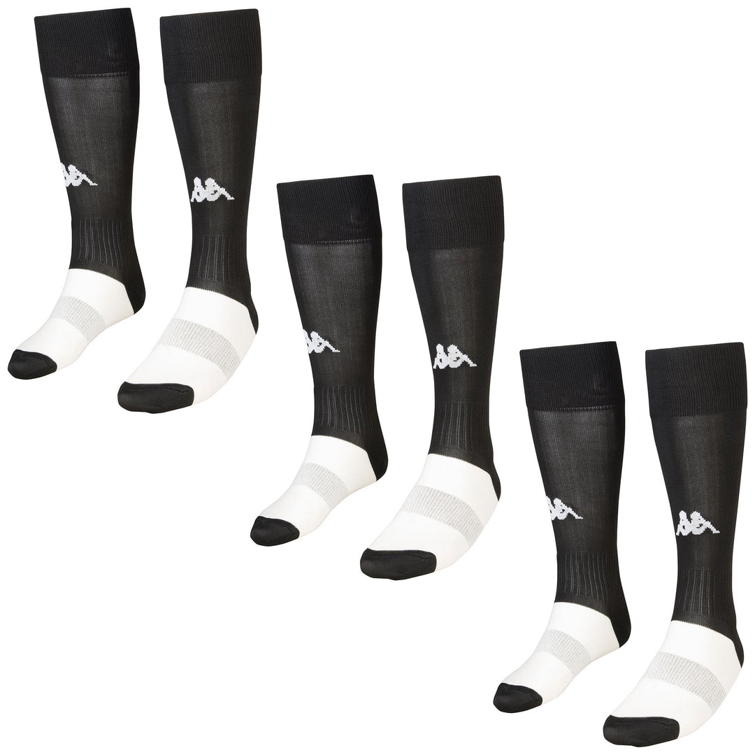 Socks Man KAPPA4FOOTBALL WULGAR 3PACK Knee High Sock BLACK Photo (jpg Rgb)			