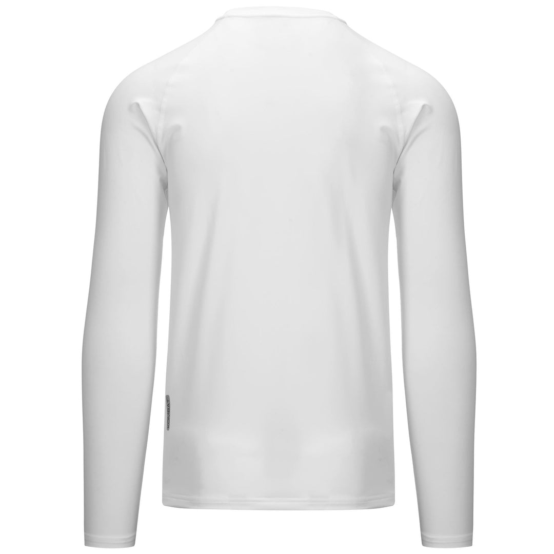 Skin T-ShirtsTop Man KAPPA4SKIN KOMBAT VURBAT Top WHITE Dressed Side (jpg Rgb)		