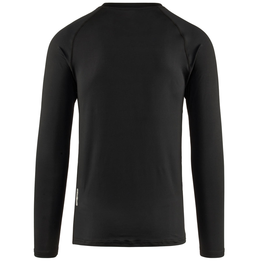 Skin T-ShirtsTop Man KAPPA4SKIN KOMBAT VURBAT Top BLACK Dressed Side (jpg Rgb)		