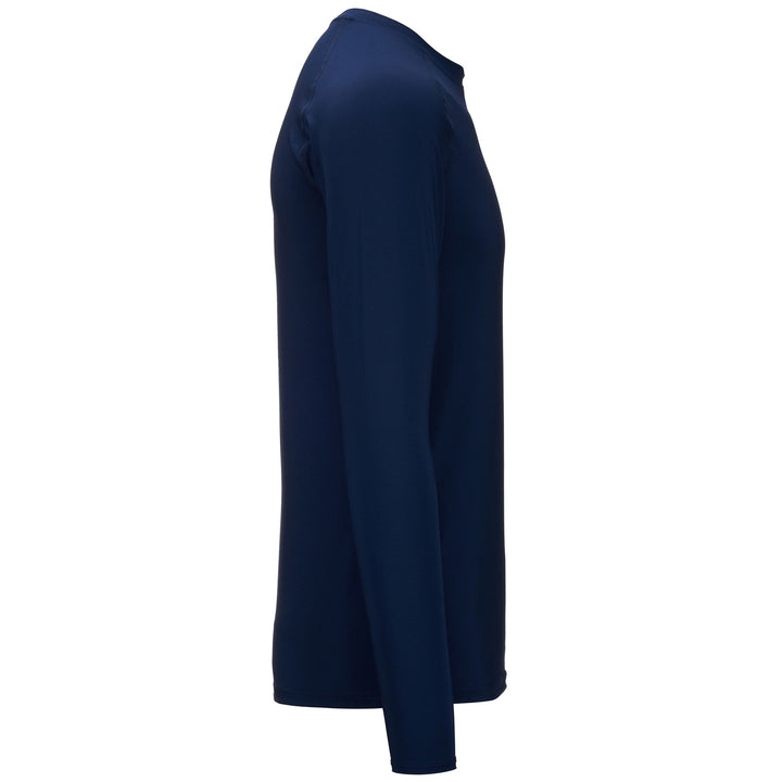 Skin T-ShirtsTop Man KAPPA4SKIN KOMBAT VURBAT Top BLUE MARINE Dressed Front (jpg Rgb)	