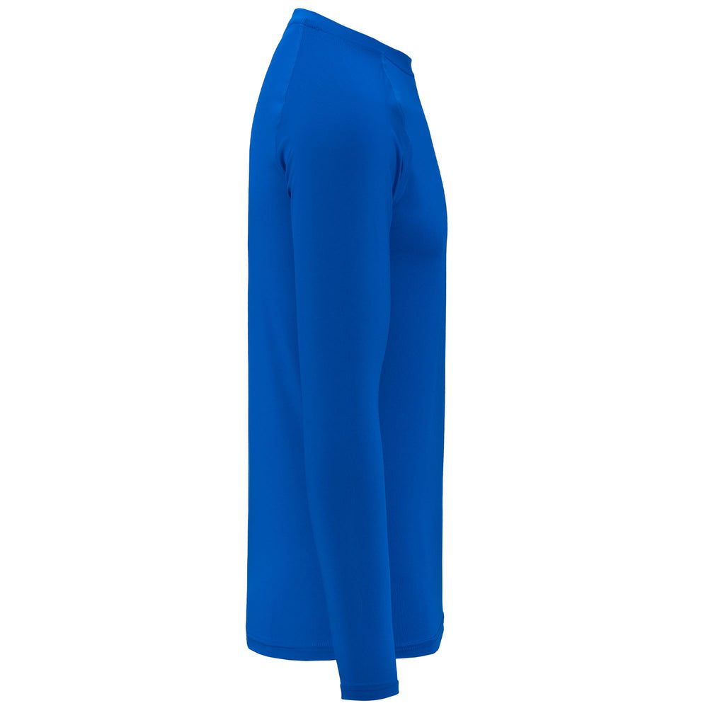 Skin T-ShirtsTop Man KAPPA4SKIN KOMBAT VURBAT Top BLUE SAPPHIRE Dressed Front (jpg Rgb)	