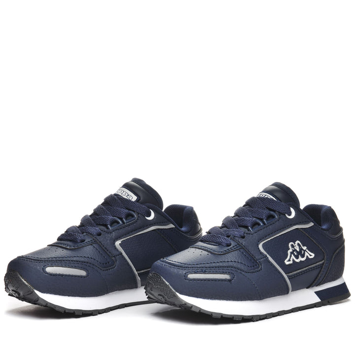 Sneakers Kid unisex LOGO VOGHERA 5 KID Low Cut BLUE MARINE-WHITE Detail (jpg Rgb)			