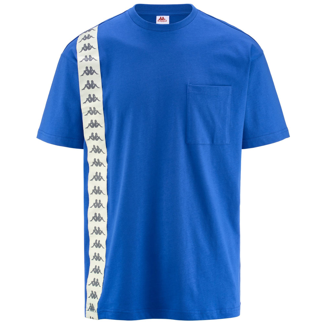 T-ShirtsTop Man 222 BANDA ECOP T-Shirt BLUE ROYAL-BEIGE-GREY Photo (jpg Rgb)			