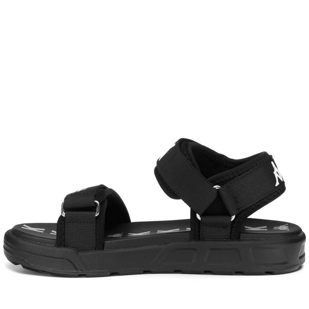Sandals Unisex KONTROLL SANDAL Sandal BLACK-BRIGHT WHITE Dressed Side (jpg Rgb)		