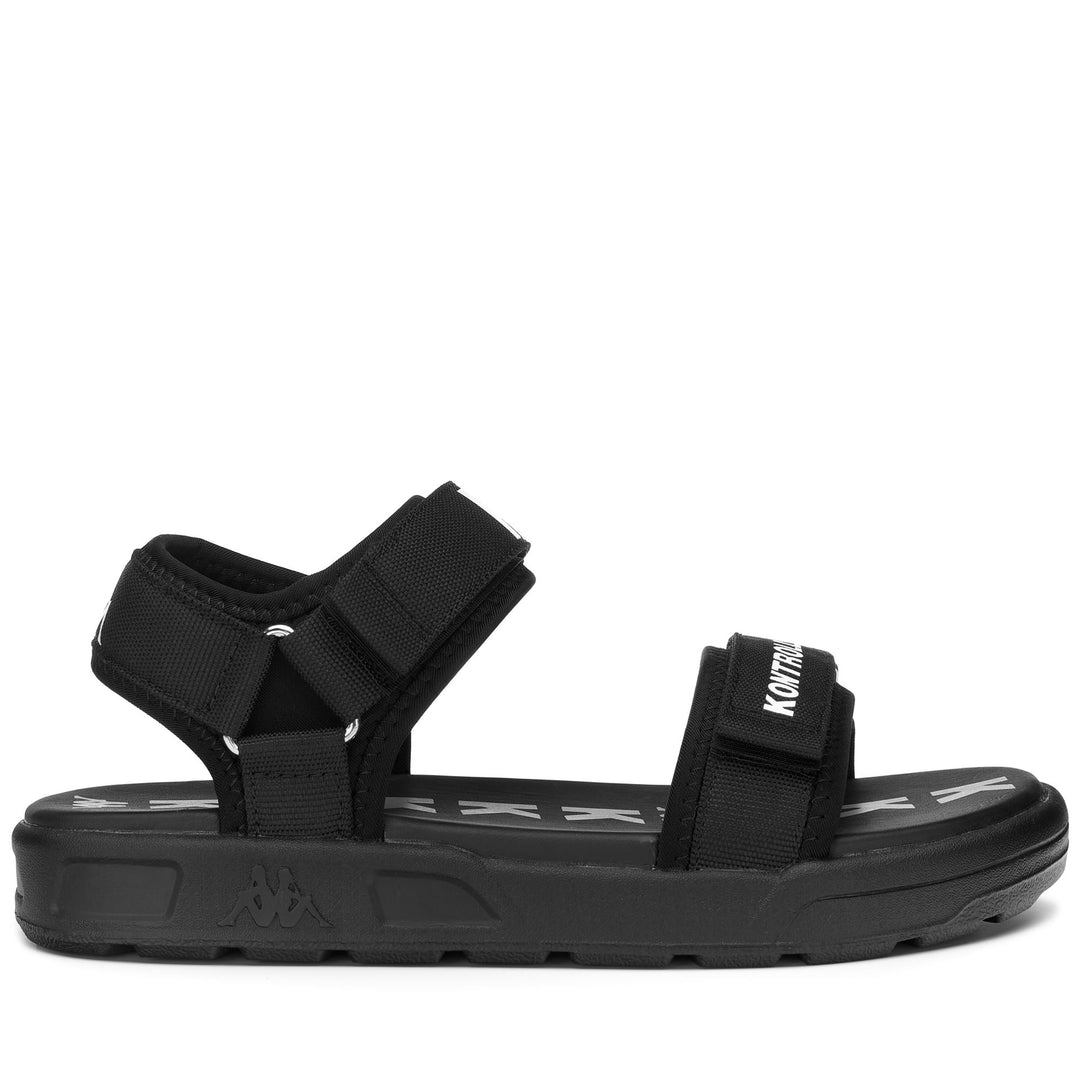 Sandals Unisex KONTROLL SANDAL Sandal BLACK-BRIGHT WHITE Photo (jpg Rgb)			