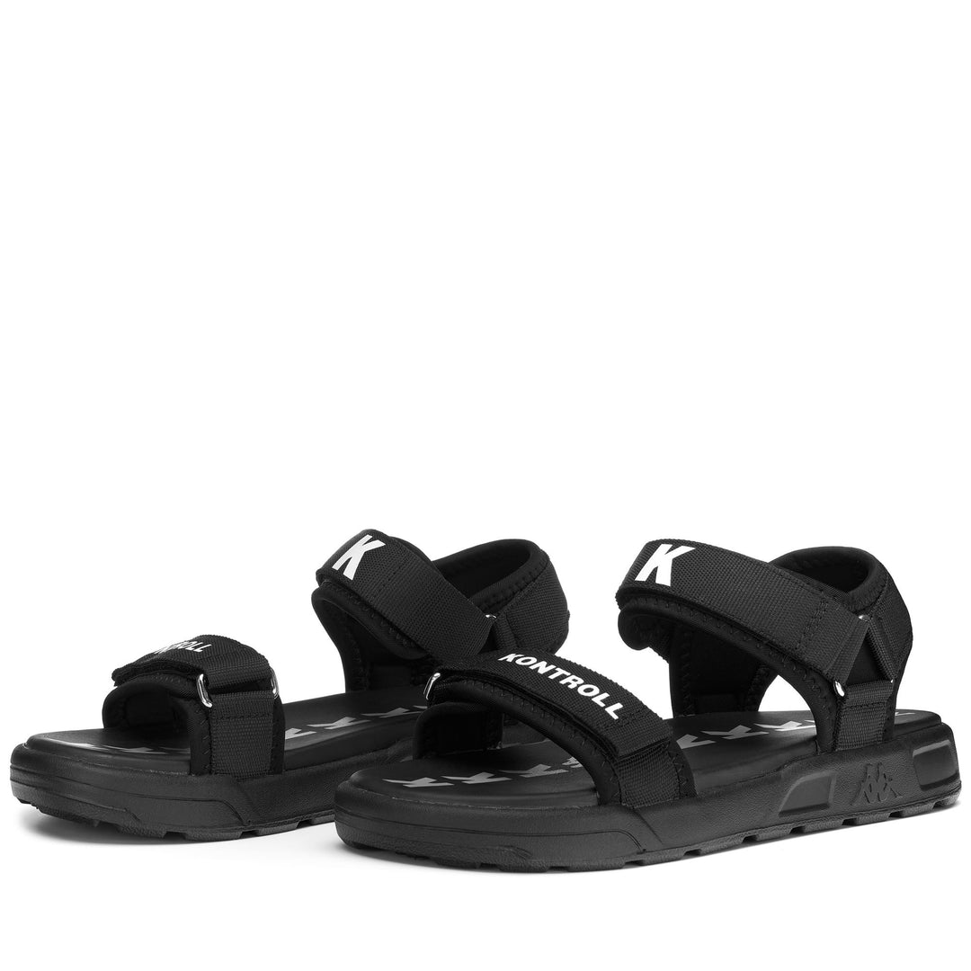 Sandals Unisex KONTROLL SANDAL Sandal BLACK-BRIGHT WHITE Detail (jpg Rgb)			