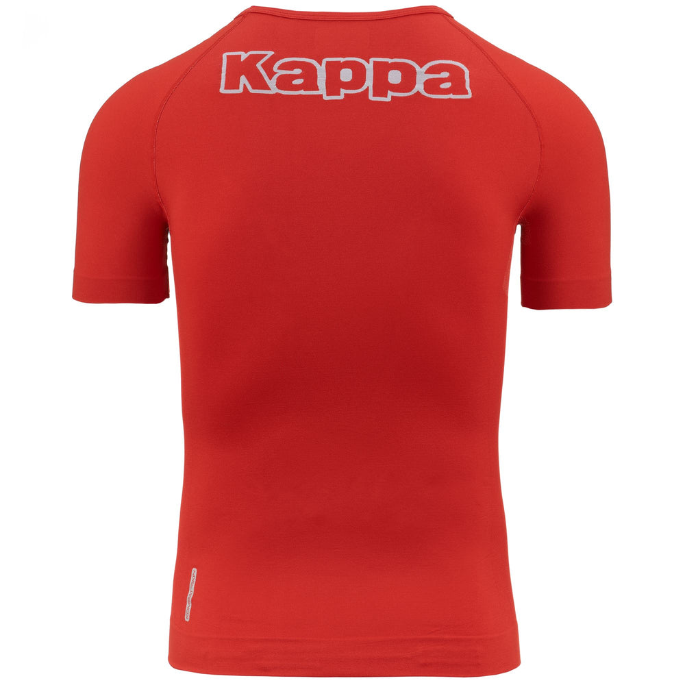 Skin T-ShirtsTop Unisex KOMBAT SKIN BORTV T-Shirt RED BLAZE Dressed Front (jpg Rgb)	