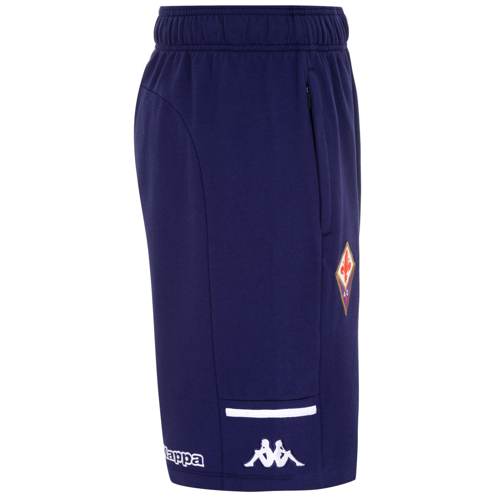 Shorts Man ALYZIP 4 FIORENTINA Sport  Shorts BLUE MEDIEVAL-WHITE Dressed Front (jpg Rgb)	