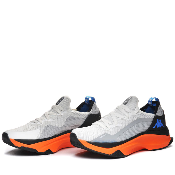 Sport Shoes Unisex KOMBAT PERFORMANCE 1 PRO Low Cut WHITE - ORANGE Detail (jpg Rgb)			