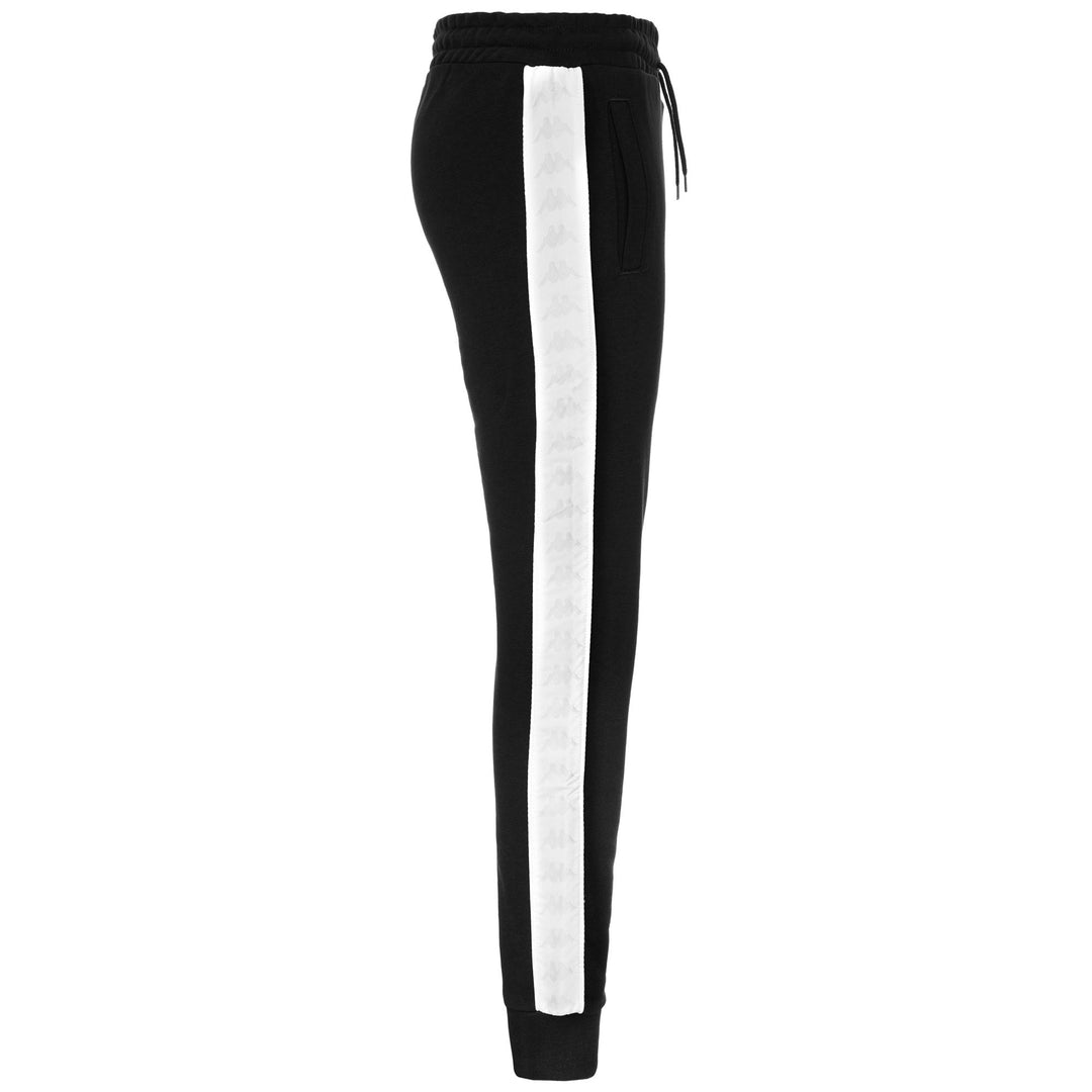 Pants Woman 222 BANDA BARNU 2 Sport Trousers BLACK - WHITE - GREY LT Dressed Front (jpg Rgb)	