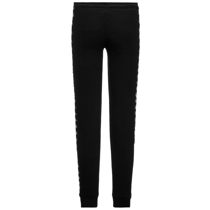 Pants Woman 222 BANDA BARNU 2 Sport Trousers BLACK-WHITE Dressed Side (jpg Rgb)		