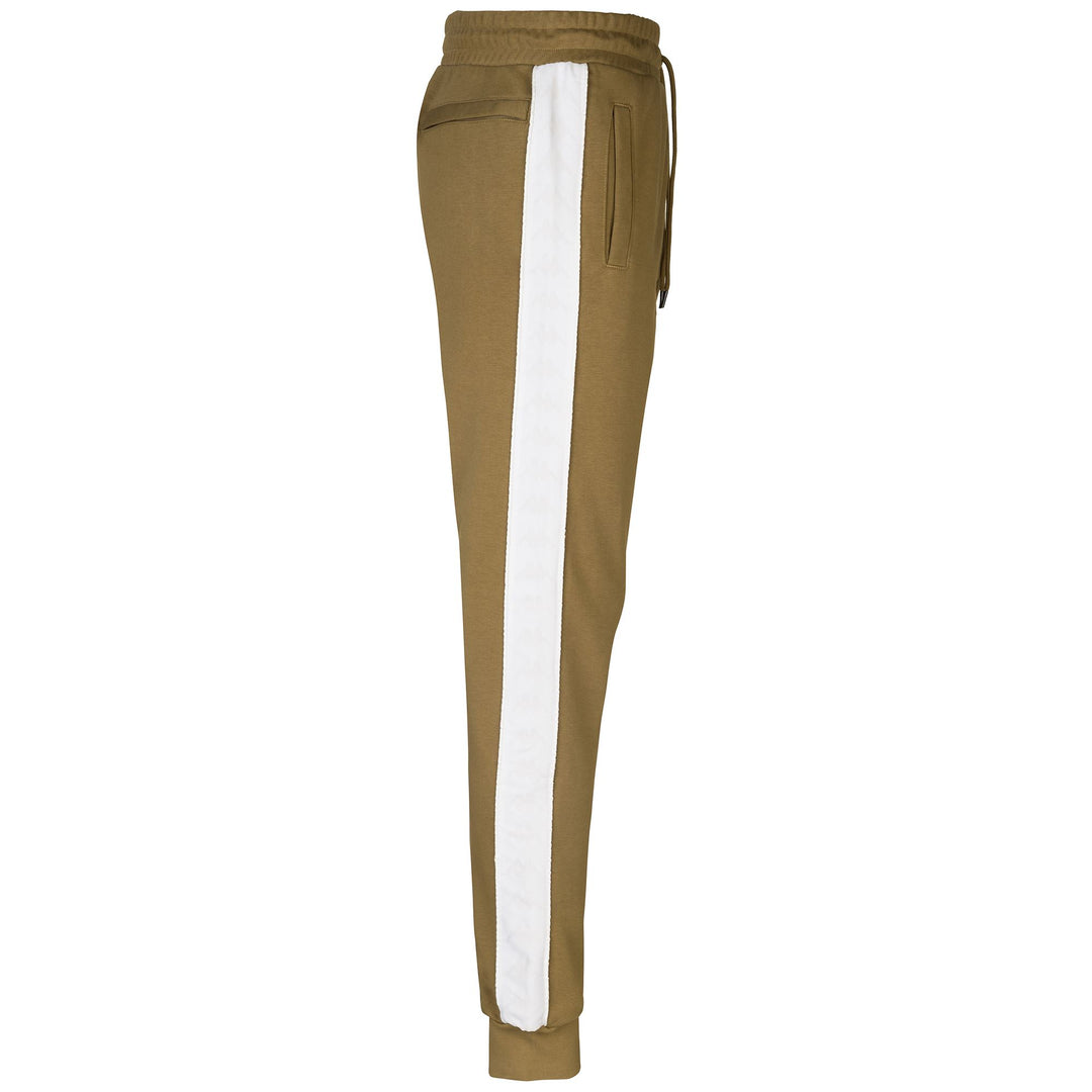 Pants Man 222 BANDA ALANZ 2 Sport Trousers GREEN MILTARY - WHITE - GREY LT Dressed Front (jpg Rgb)	