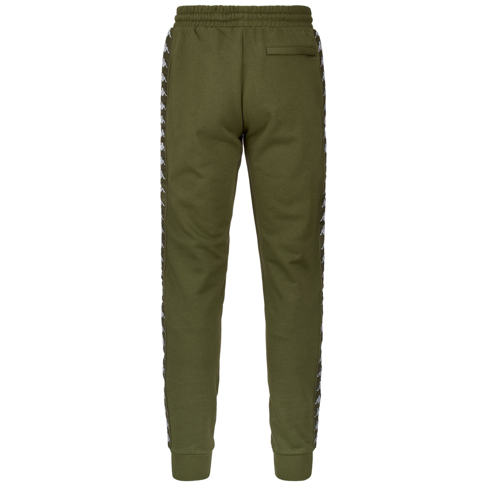 Pants Man 222 BANDA ALANZ 2 Sport Trousers GREEN PARSLEY-WHITE Dressed Front (jpg Rgb)	