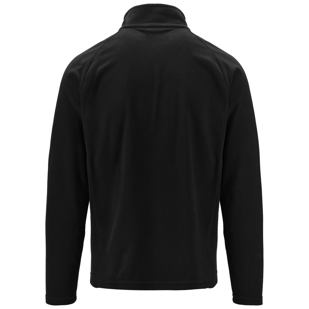 Fleece Unisex 6CENTO 687FZ Jacket BLACK LT-BLACK Dressed Side (jpg Rgb)		