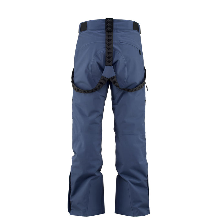 Pants Man 6CENTO 622P Sport Trousers BLUE FIORD-BLACK Dressed Front (jpg Rgb)	