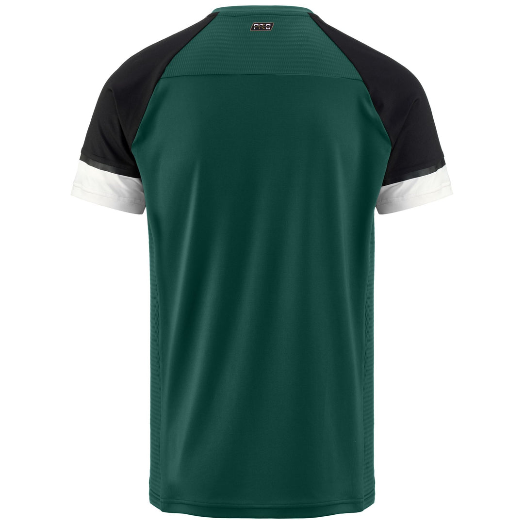 Active Jerseys Man KOMBAT DINASTY Shirt GREEN PINE - WHITE OFF - BLACK Dressed Front (jpg Rgb)	