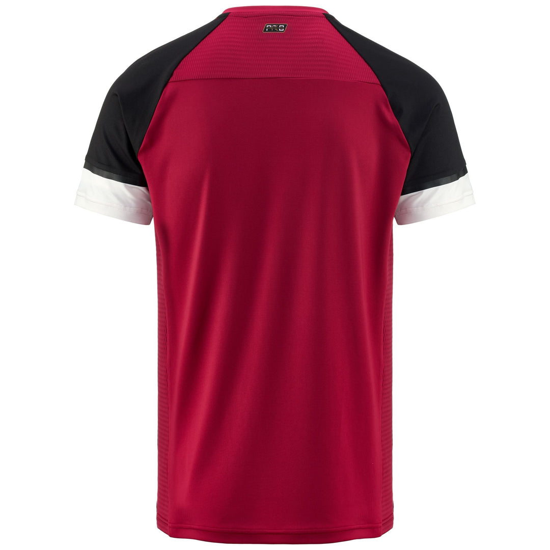 Active Jerseys Man KOMBAT DINASTY Shirt RED RIBES - WHITE OFF - BLACK Dressed Front (jpg Rgb)	