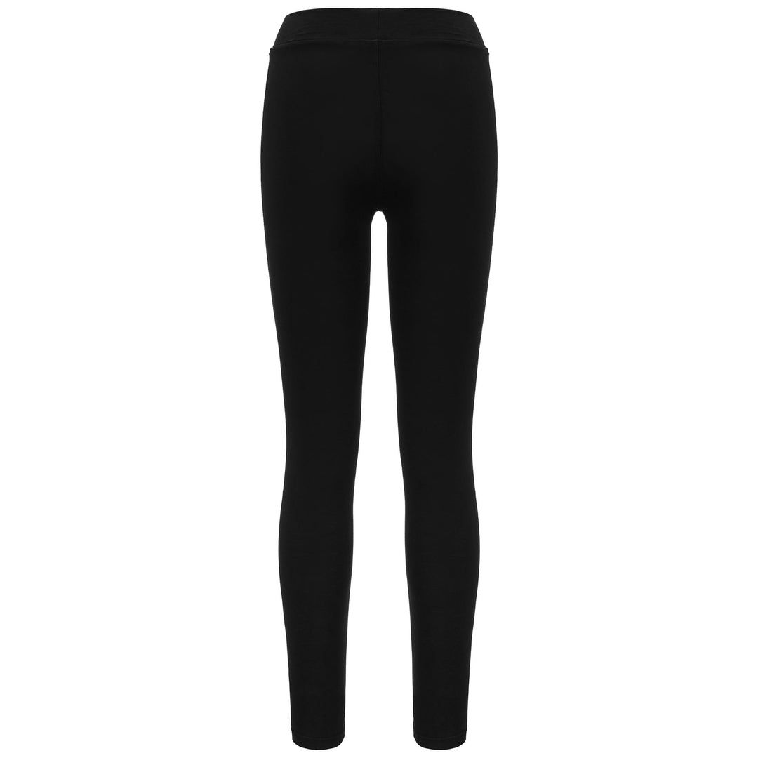 Pants Woman LOGO SILVIE Sport Trousers BLACK-WHITE ANTIQUE Dressed Side (jpg Rgb)		