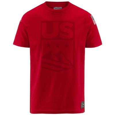 T-ShirtsTop Unisex AYBA2 SKUD US T-Shirt RED RACING Photo (jpg Rgb)			