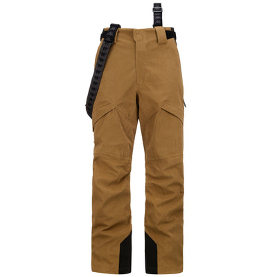 Pants Man 6CENTO  622V Sport Trousers BROWN CAMEL - BLACK Photo (jpg Rgb)			