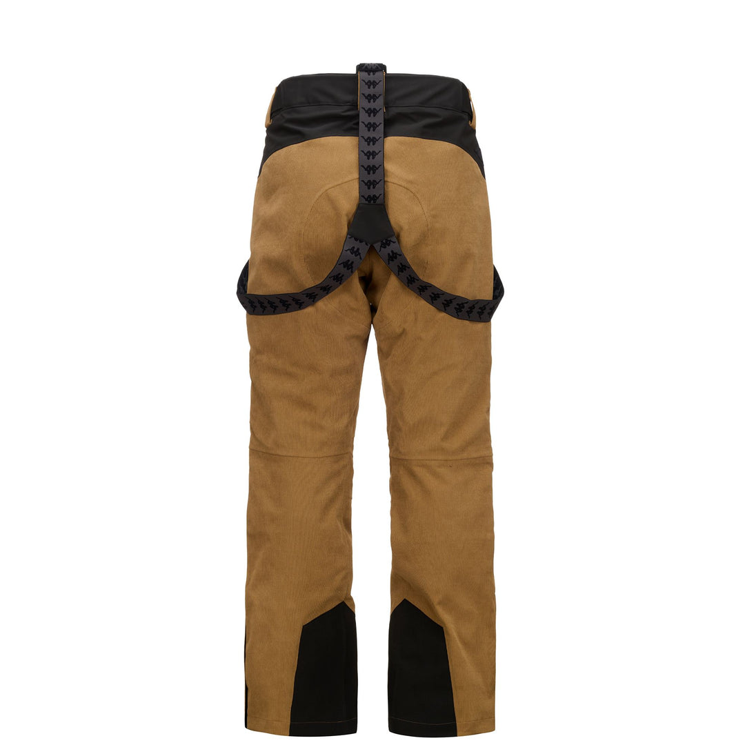 Pants Man 6CENTO  622V Sport Trousers BROWN BONE - BLACK Dressed Side (jpg Rgb)		