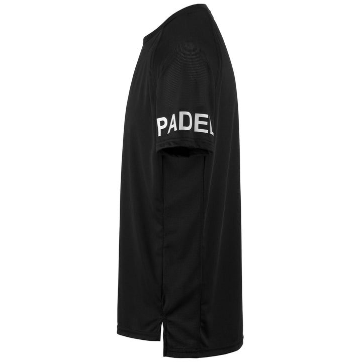 Active Jerseys Man KOMBAT PADEL DAGO Shirt BLACK Dressed Front (jpg Rgb)	