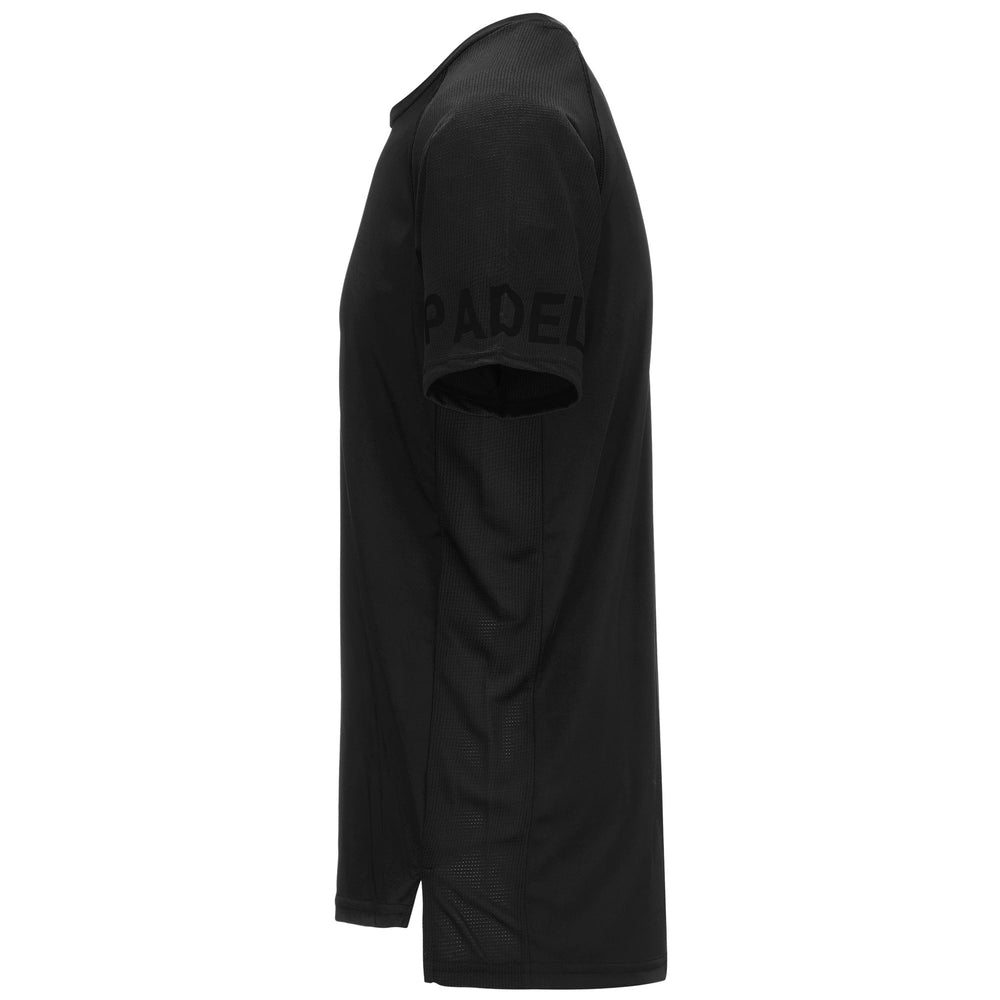 Active Jerseys Man KOMBAT PADEL DAGO Shirt BLACK - GREY BEAUTY Dressed Front (jpg Rgb)	
