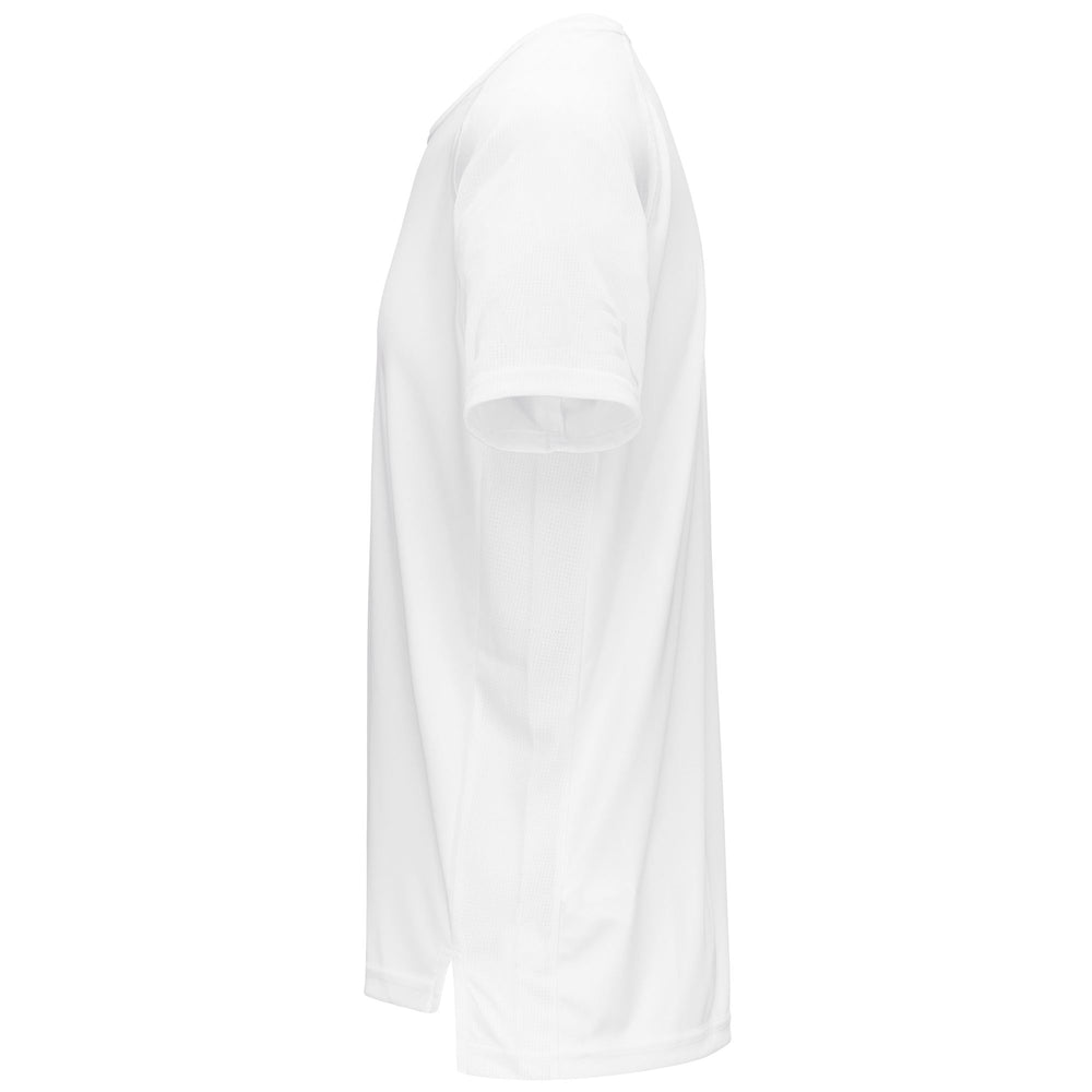 Active Jerseys Man KOMBAT PADEL DAGO Shirt WHITE - WHITE ICE Dressed Front (jpg Rgb)	