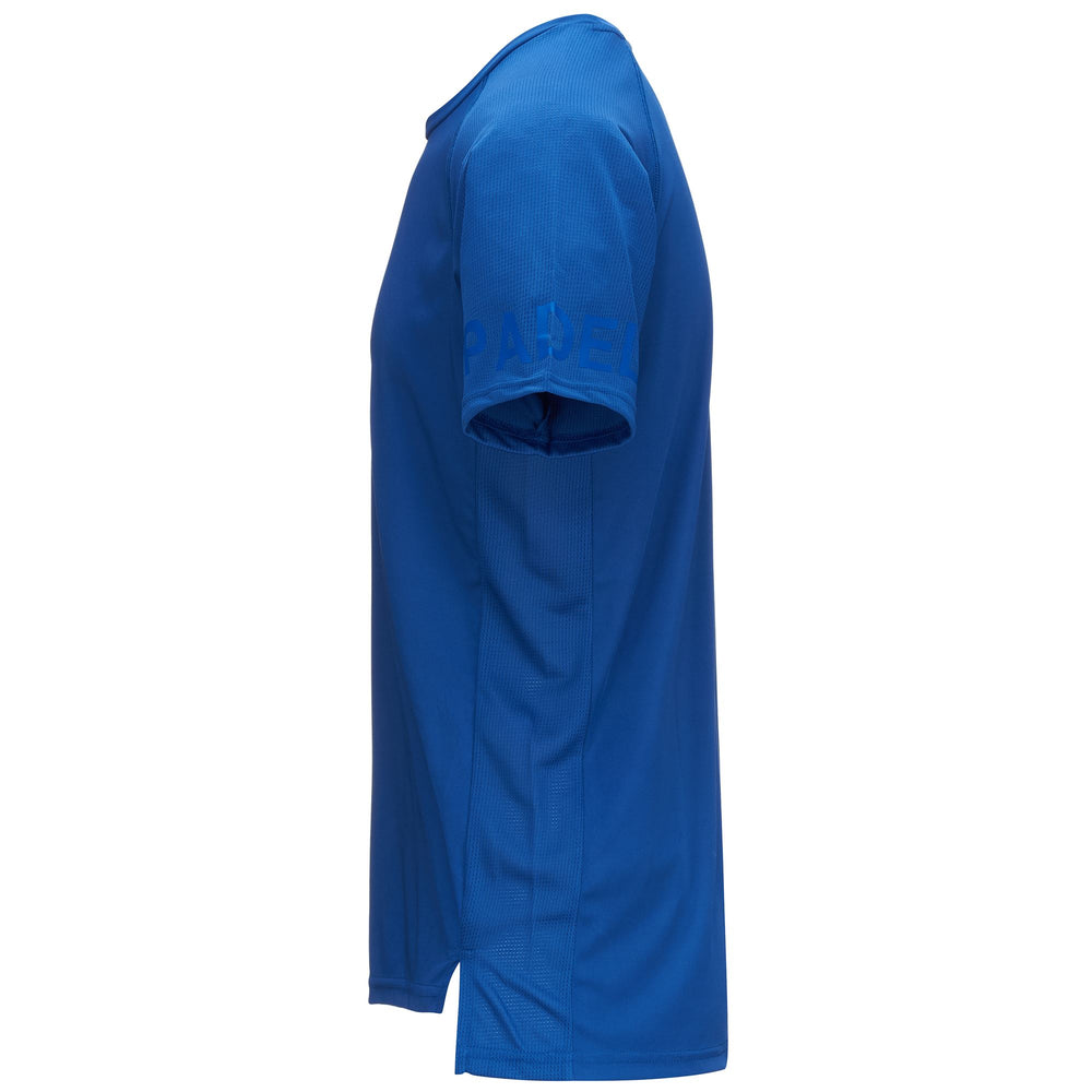 Active Jerseys Man KOMBAT PADEL DAGO Shirt BLUE - BLUE DK Dressed Front (jpg Rgb)	