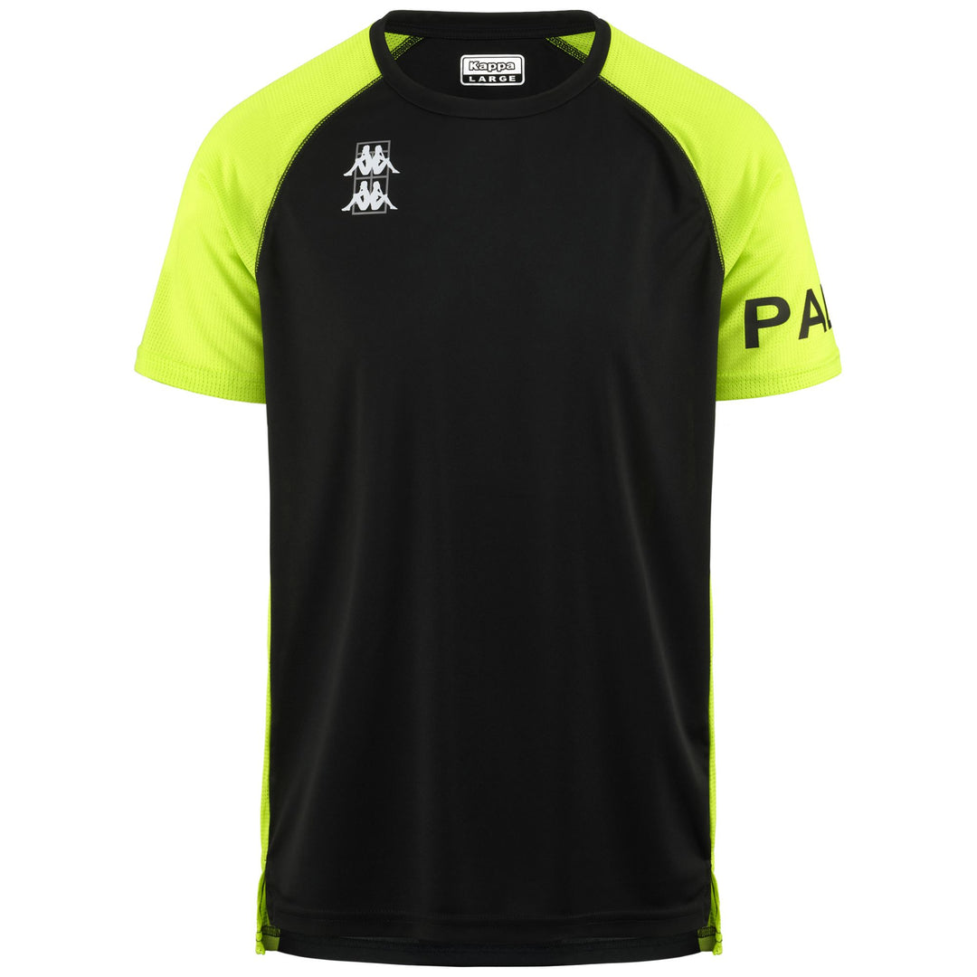 Active Jerseys Man KOMBAT PADEL DAGO Shirt BLACK - GREEN ACID Photo (jpg Rgb)			