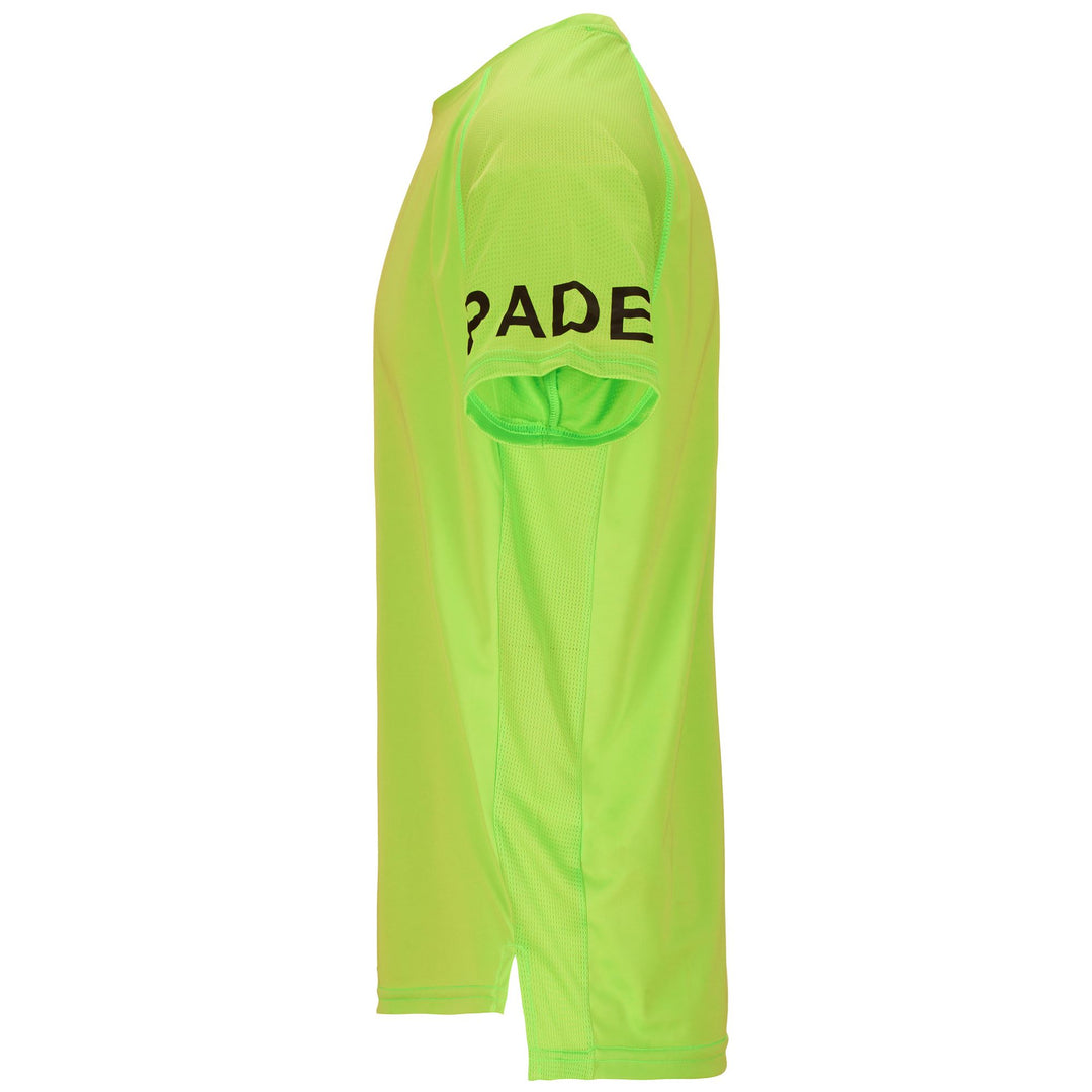 Active Jerseys Man KOMBAT PADEL DAGO Shirt GREEN ACID Dressed Front (jpg Rgb)	