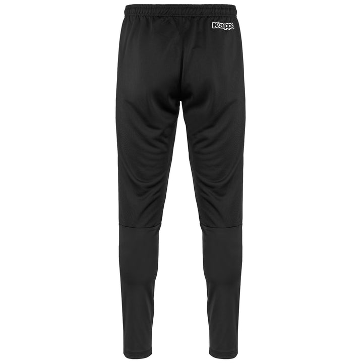 Pants Man KAPPA4FOOTBALL DARENTE Sport Trousers BLACK Dressed Side (jpg Rgb)		