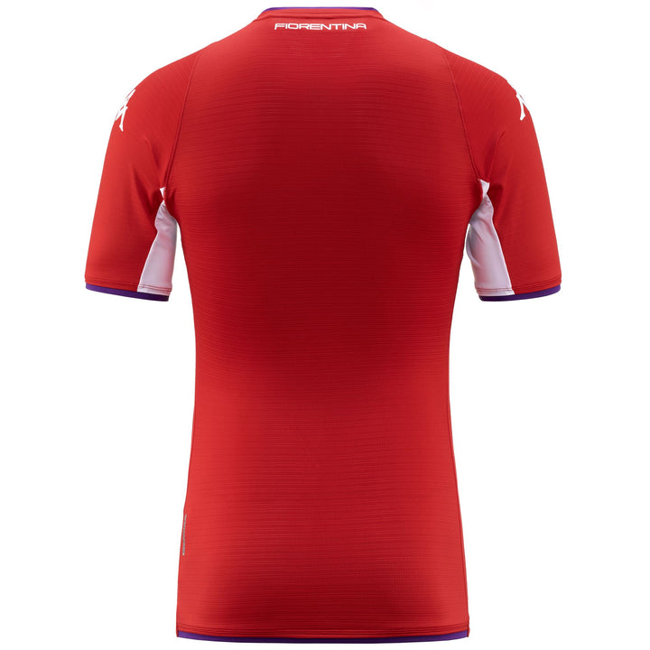 Active Jerseys Man KOMBAT PRO 2022 FIORENTINA Shirt RED BLAZE - WHITE  - VIOLET INDIGO Dressed Side (jpg Rgb)		