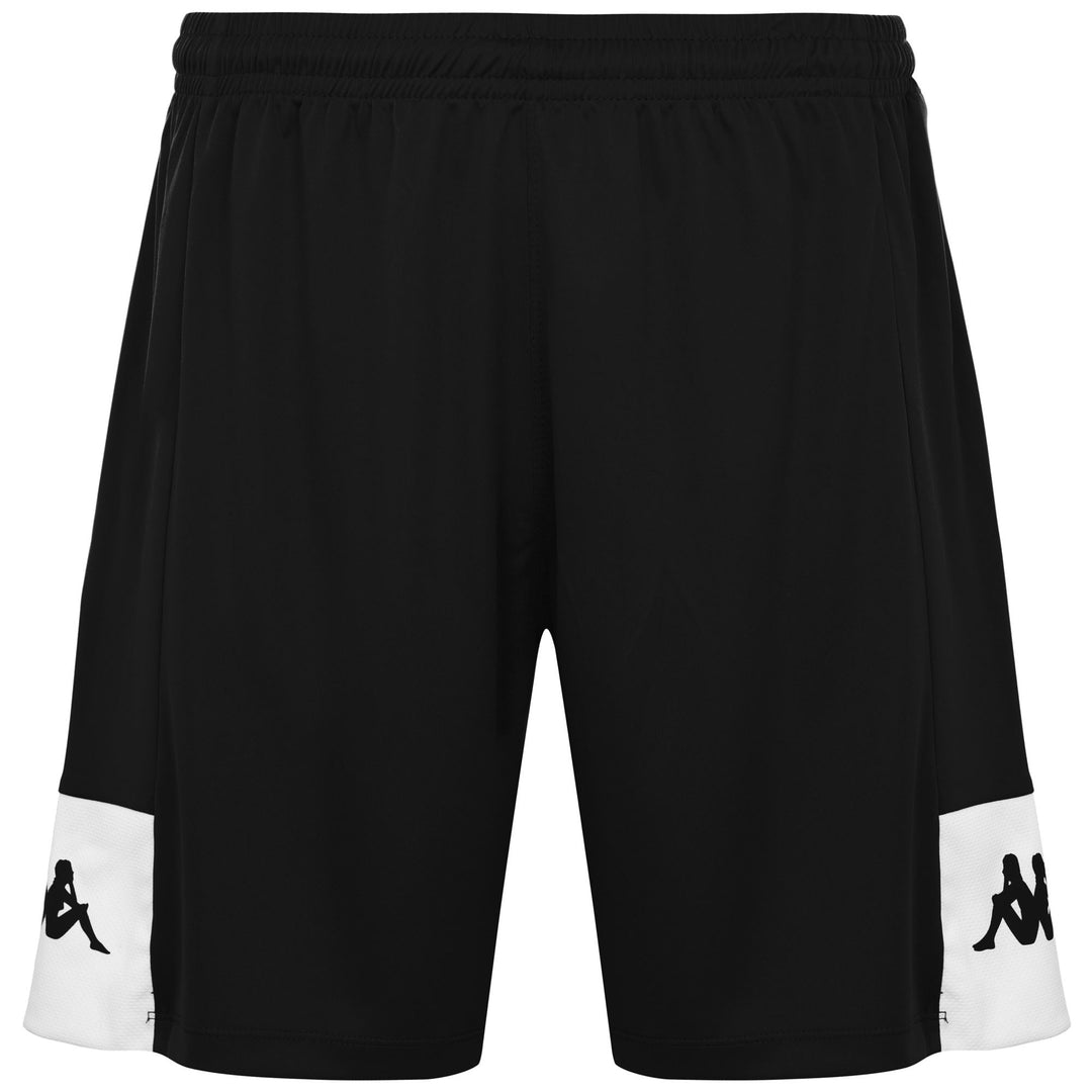 Shorts Man KAPPA4FOOTBALL DAGGO Sport  Shorts BLACK - WHITE Photo (jpg Rgb)			