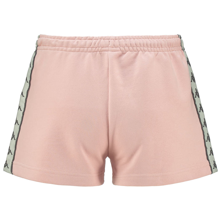 Shorts Woman 222 BANDA TREADY Sport  Shorts PINK BLUSH-BEIGE-GREY Dressed Side (jpg Rgb)		