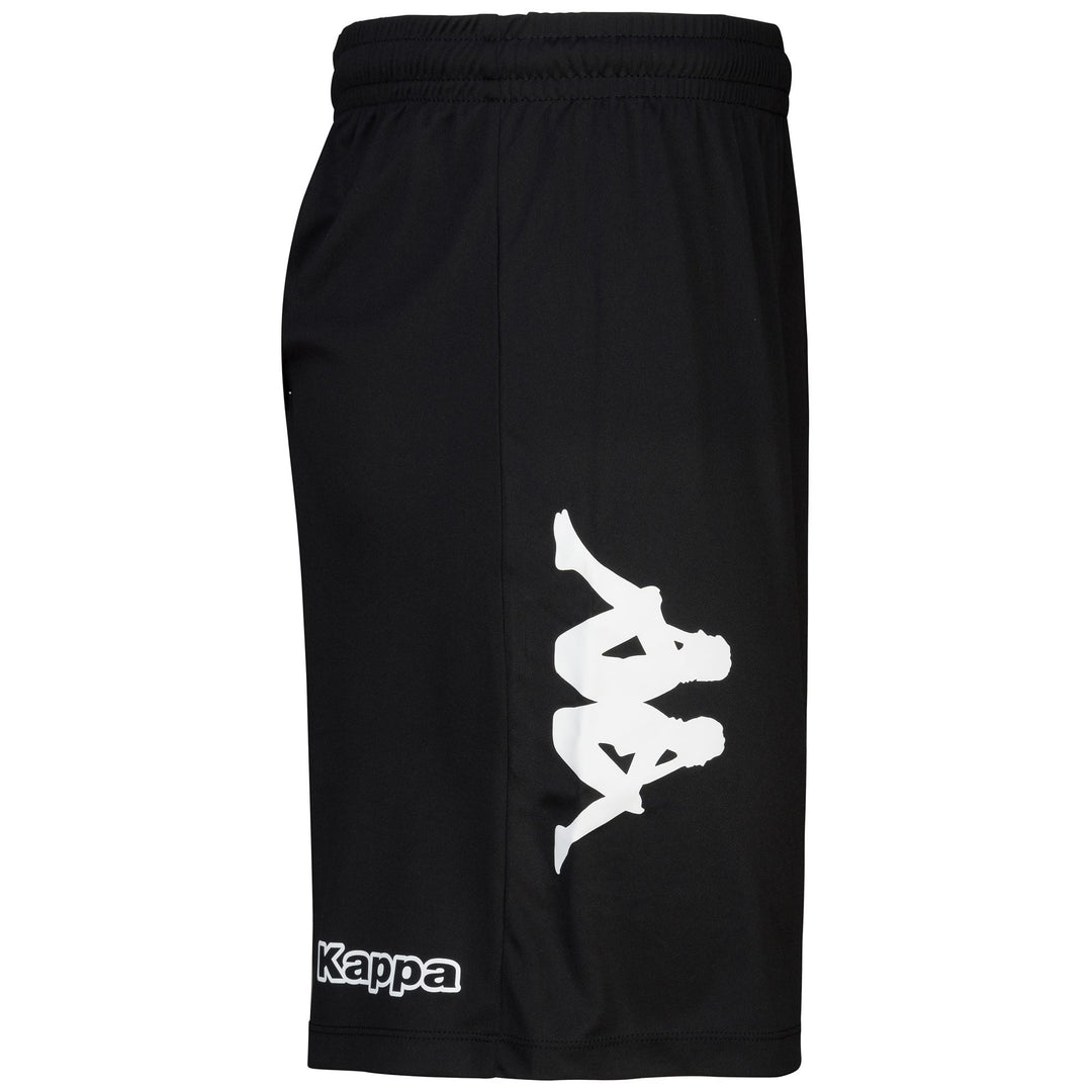 Shorts Man KAPPA4FOOTBALL BLIXO Sport  Shorts BLACK Dressed Front (jpg Rgb)	
