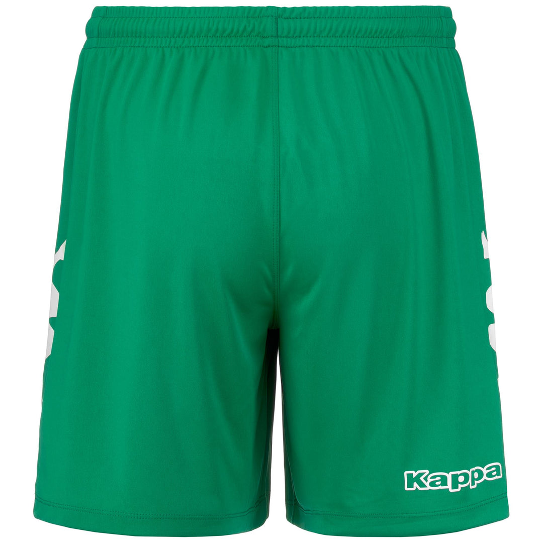 Shorts Man KAPPA4FOOTBALL BLIXO Sport  Shorts GREEN Dressed Side (jpg Rgb)		