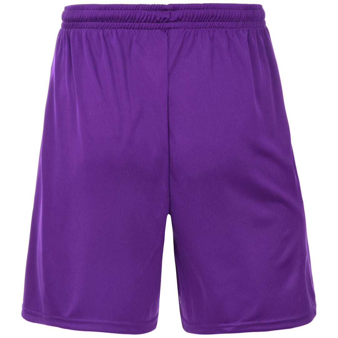 Shorts Man KAPPA4FOOTBALL BORGO Sport  Shorts VIOLET INDIGO Dressed Side (jpg Rgb)		