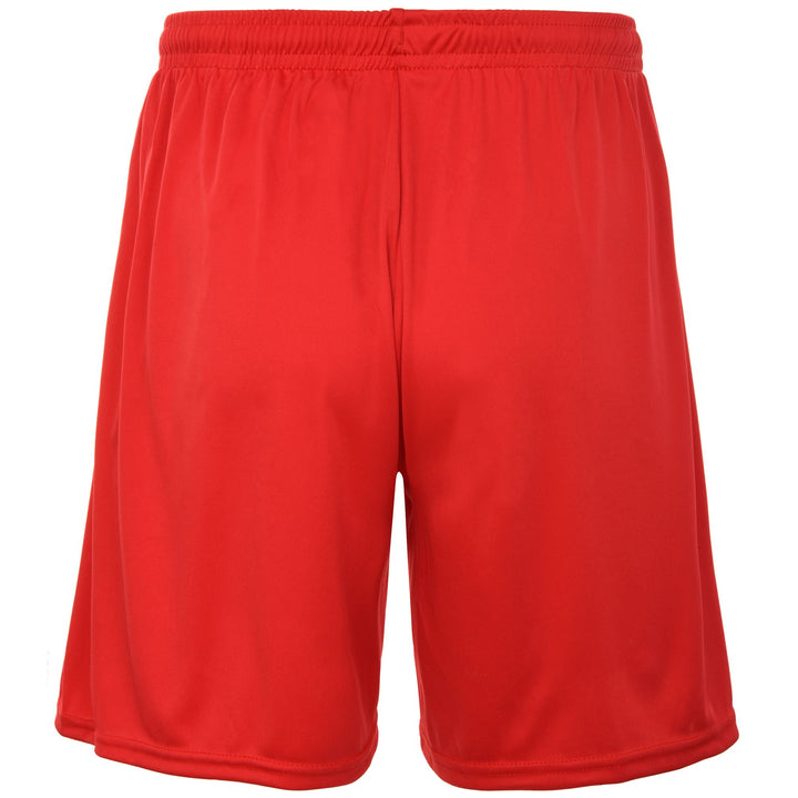 Shorts Man KAPPA4FOOTBALL BORGO Sport  Shorts RED CHINESE Dressed Side (jpg Rgb)		